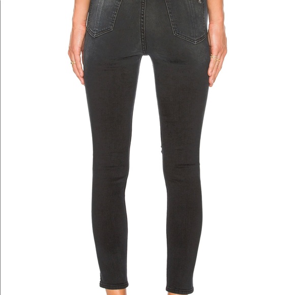 Rag & Bone 10 Inch Capri Crop in Steele - Picture 4 of 5